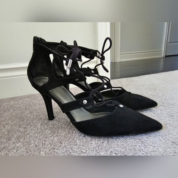 PERFECT G by Guess Lace-up Pointy Heels - Picture 1 of 2